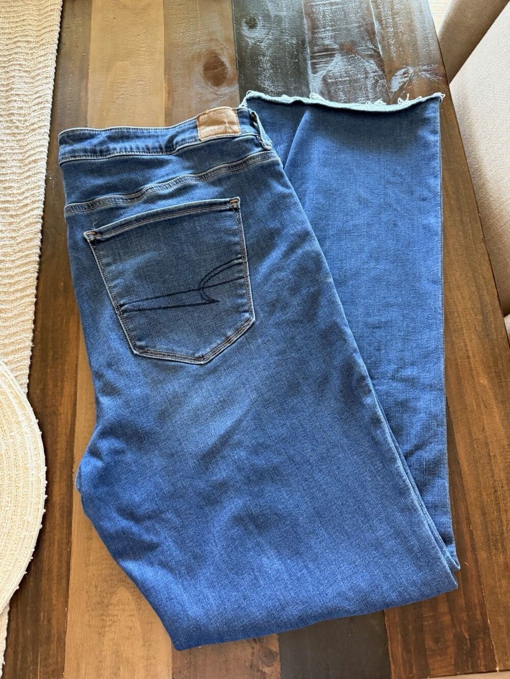 American Eagle Outfitters Women's Jeans 20 Long High Rise Skinny Kick